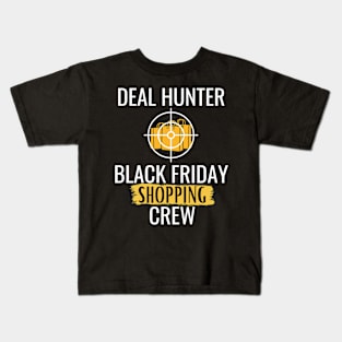 Black Friday shopping crew Hunter Kids T-Shirt